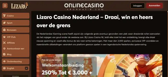 Guide to lizaro casino